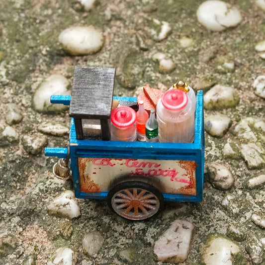 Xe Kem Nam Châm Hít Tủ Lạnh - BST Xe Đẩy Hàng Rong Sài Gòn