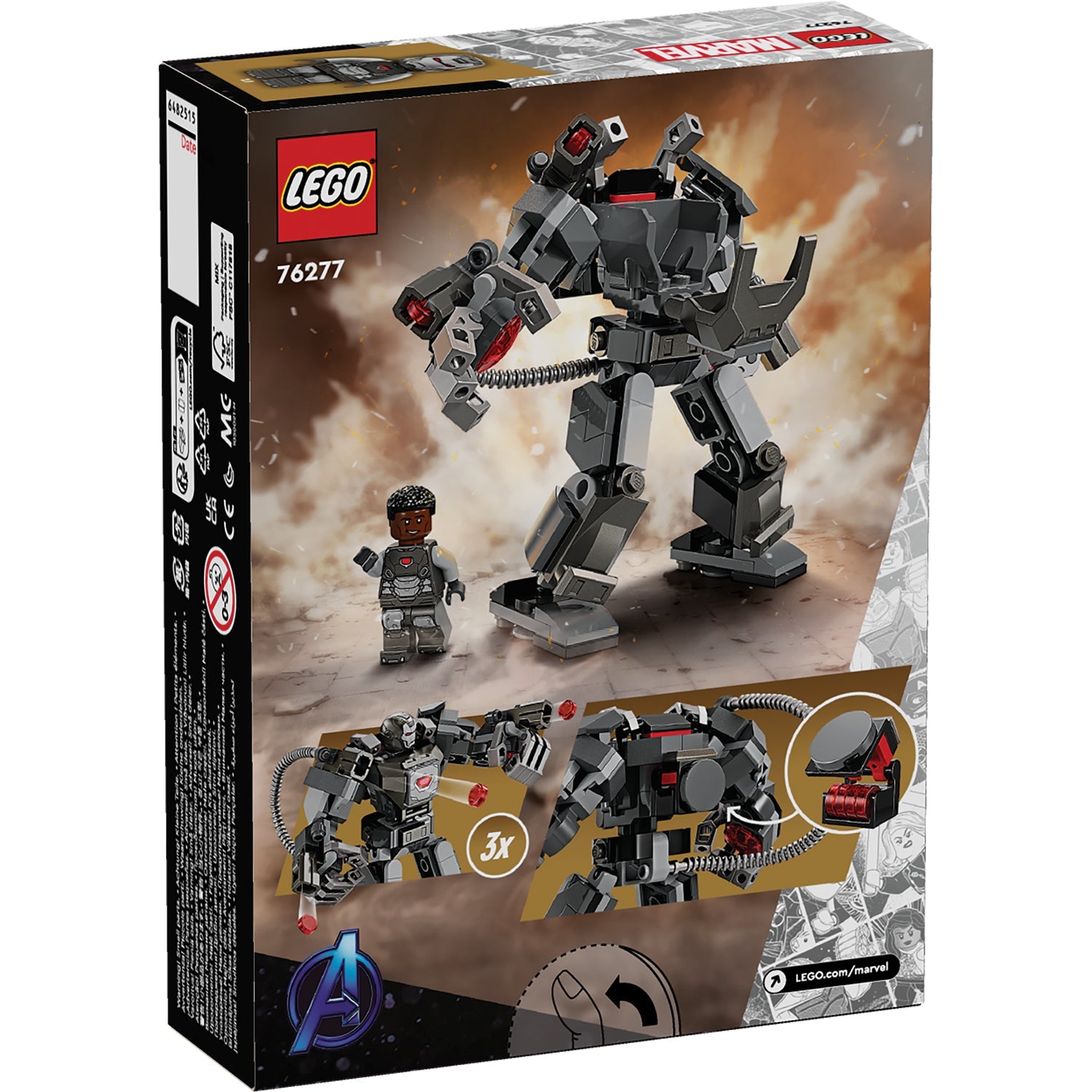 LEGO® Marvel War Machine Mech Armor - Đồ Chơi Lắp Ráp Robot Chiến Giáp - LEGO 76277 LEGO - ảnh 3 - LEGO Marvel