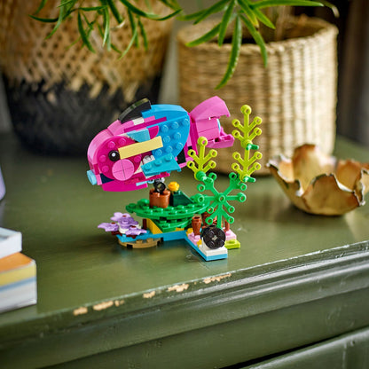 LEGO® Creator 3-in-1 Exotic Pink Parrot - Đồ Chơi Lắp Ráp Vẹt Hồng 3-trong-1 LEGO 31144 - Hình ảnh bổ sung 7