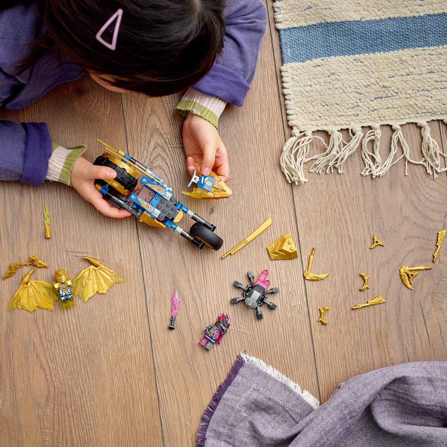 LEGO® NINJAGO® Jay’s Golden Dragon Motorbike - Mô tô Rồng Vàng của Jay - LEGO 71768 - Hình ảnh bổ sung 7