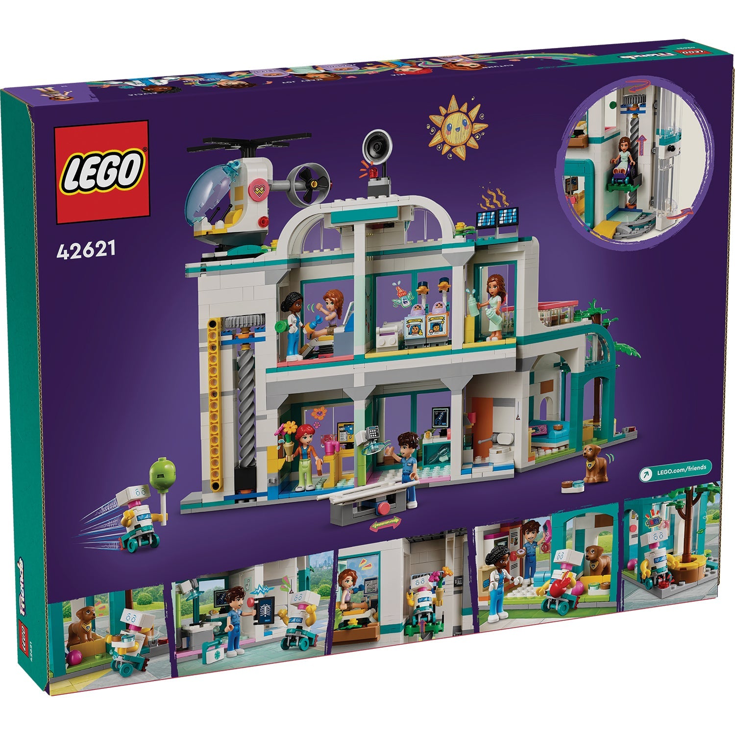 LEGO® Friends™ Heartlake City Hospital - Đồ chơi lắp ráp Bệnh viện Thành phố Heartlake - LEGO 42621 LEGO - ảnh 1 - LEGO Frien
