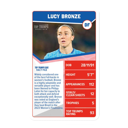 Top Trumps - England Womens Football Stars Edition Trò Chơi Thẻ Bài Bóng Đá Nữ Winning Moves - Hình ảnh chi tiết 2