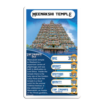 Monuments of India Top Trumps Card Game - Trò Chơi Thẻ Bài Kiến Trúc Ấn Độ - Winning Moves - Hình ảnh chi tiết 2