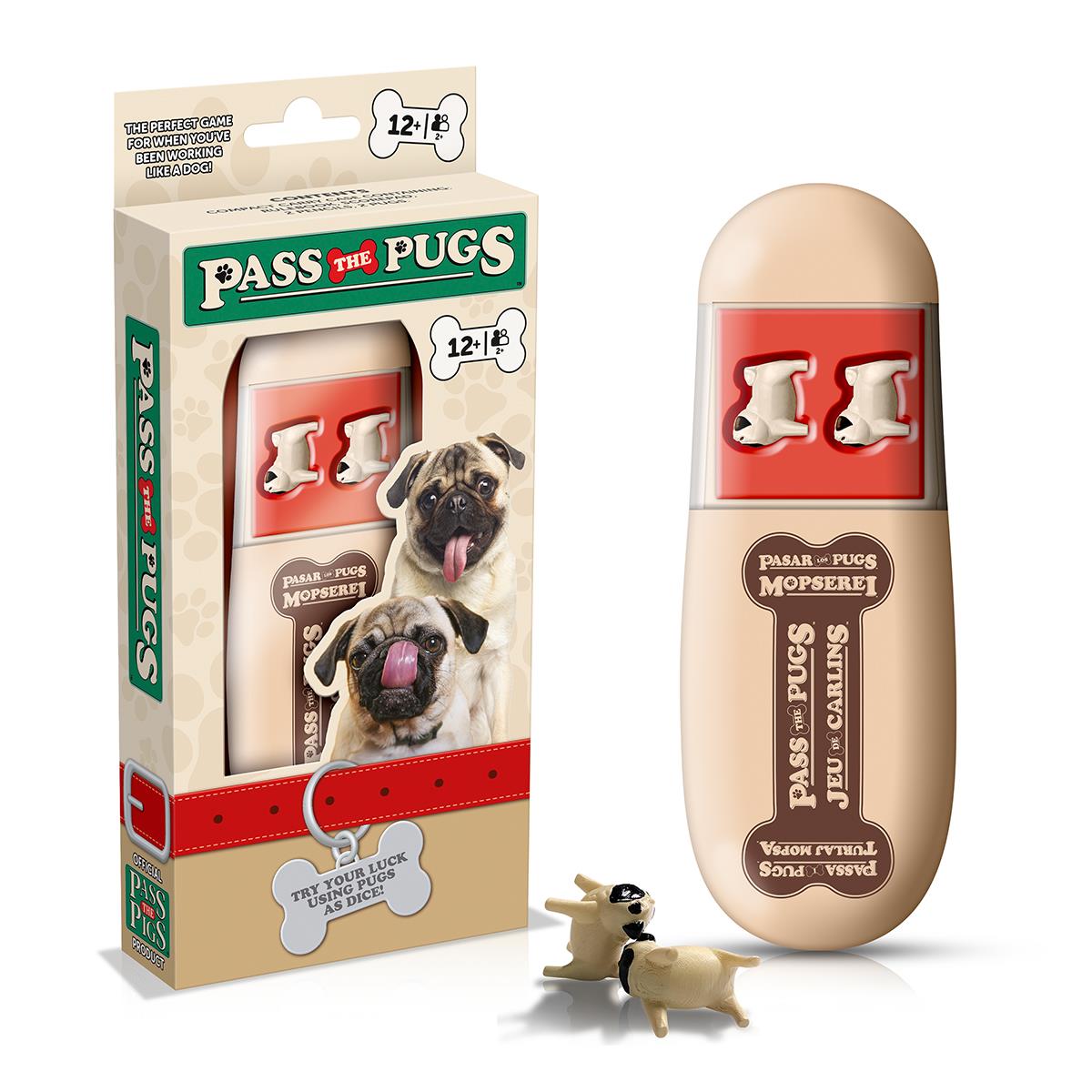 Pass the Pugs Dice Game - Trò Chơi Gieo Xúc Xắc Chó Pug - Winning Moves - Góc nhìn khác 3