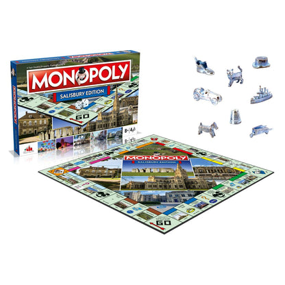 Salisbury Monopoly Board Game - Cờ Tỷ Phú Phiên Bản Thành Phố Salisbury - Winning Moves