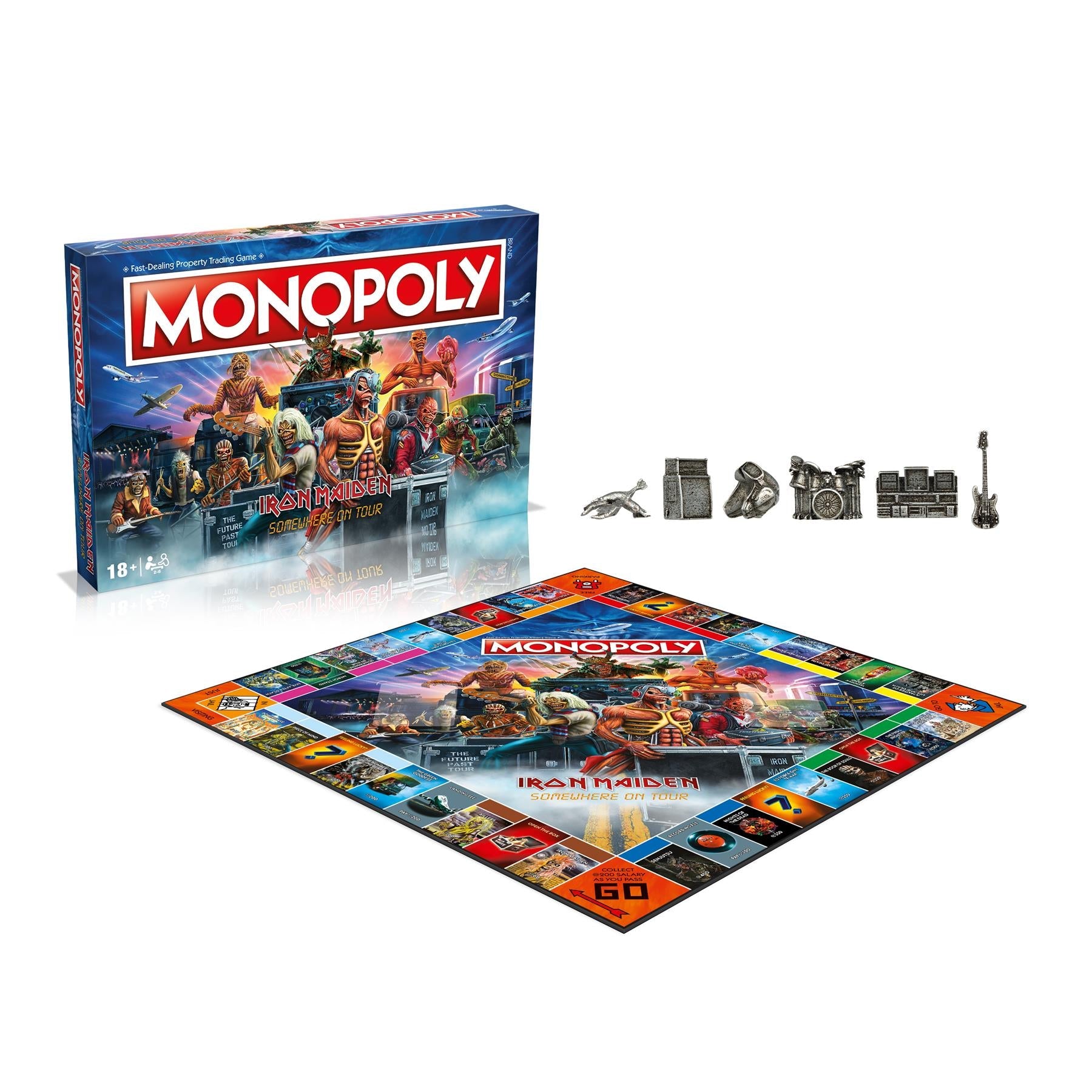 Iron Maiden Monopoly Board Game - Board Game Kinh Điển Cho Fan Rock - Winning Moves - Góc nhìn khác 3