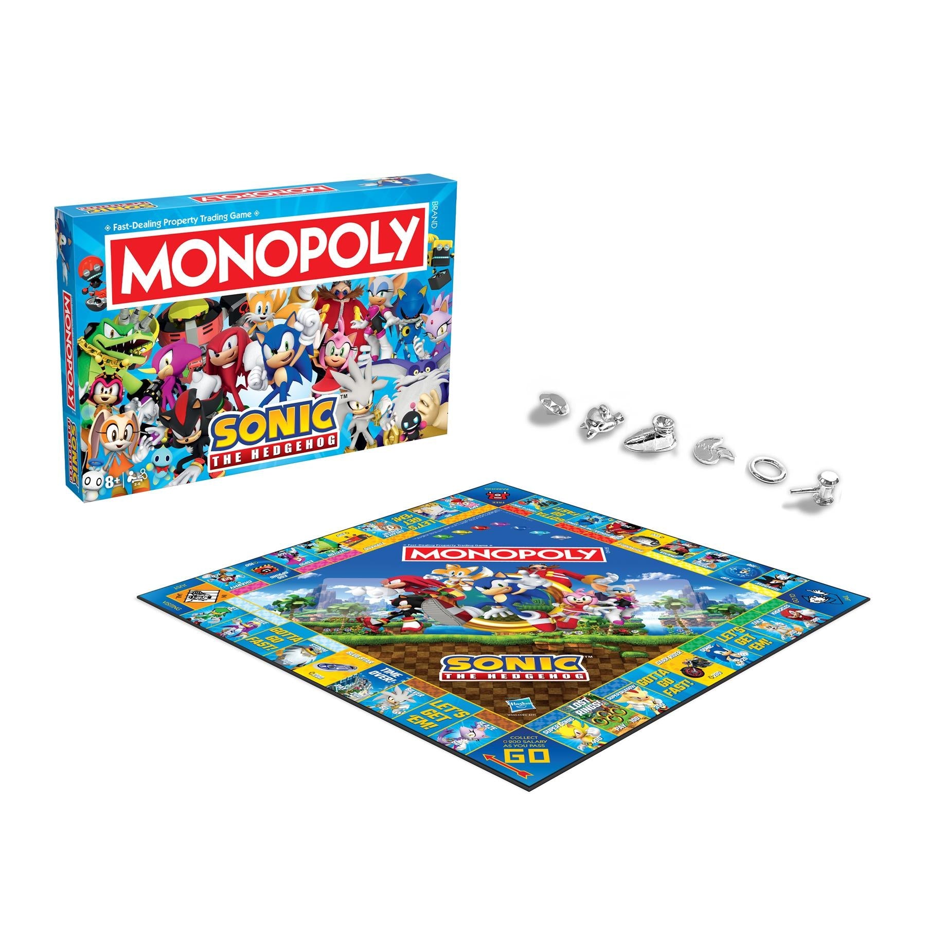 Sonic the Hedgehog Monopoly Board Game - Board Game Gia Đình - Winning Moves - Hình ảnh chi tiết 2