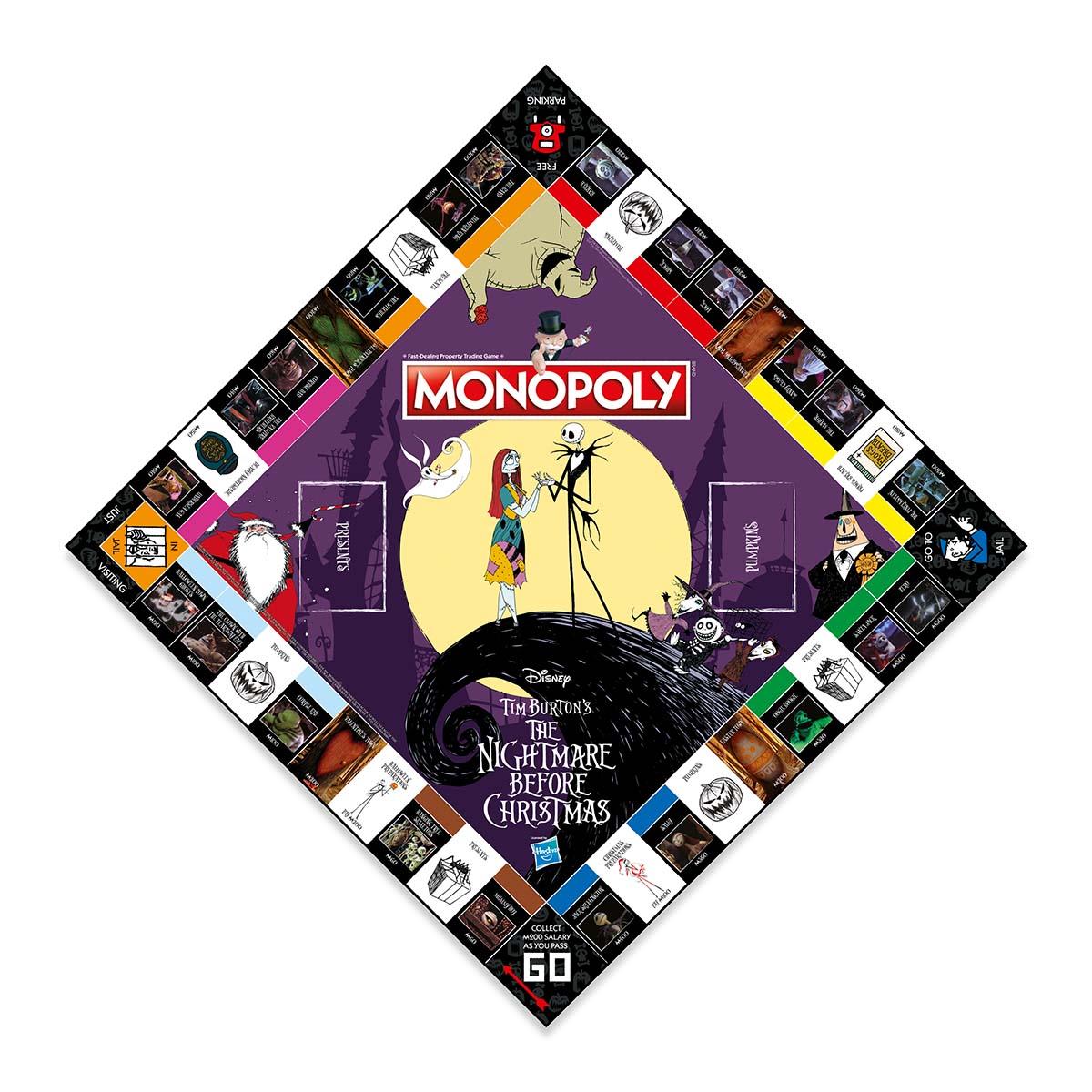 Nightmare Before Christmas Monopoly Board Game - Cờ Tỷ Phú Bản Đặc Biệt - Winning Moves - Góc nhìn khác 3