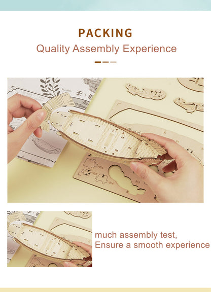 Rolife Modern 3D Wooden Puzzle - Sailling Ship TG305 - Mô hình thuyền buồm gỗ 3D lắp ráp - Rolife