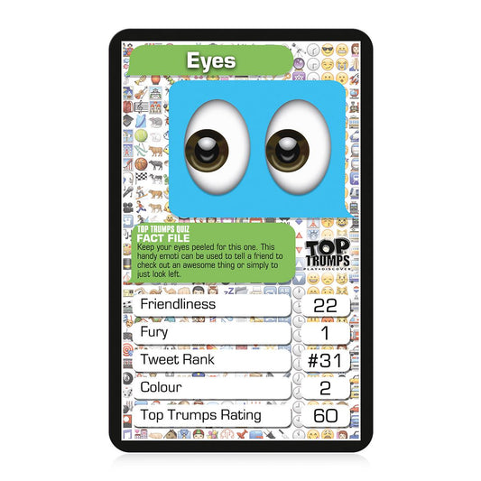Top 30 Emotis Top Trumps Card Game - Trò chơi thẻ bài biểu tượng cảm xúc Emoji - Winning Moves - Hình ảnh chi tiết 2