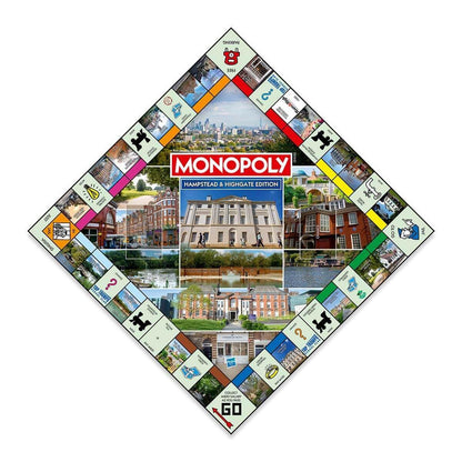 Hampstead & Highgate Monopoly Board Game - Cờ Tỷ Phú London - Winning Moves - Góc nhìn khác 3