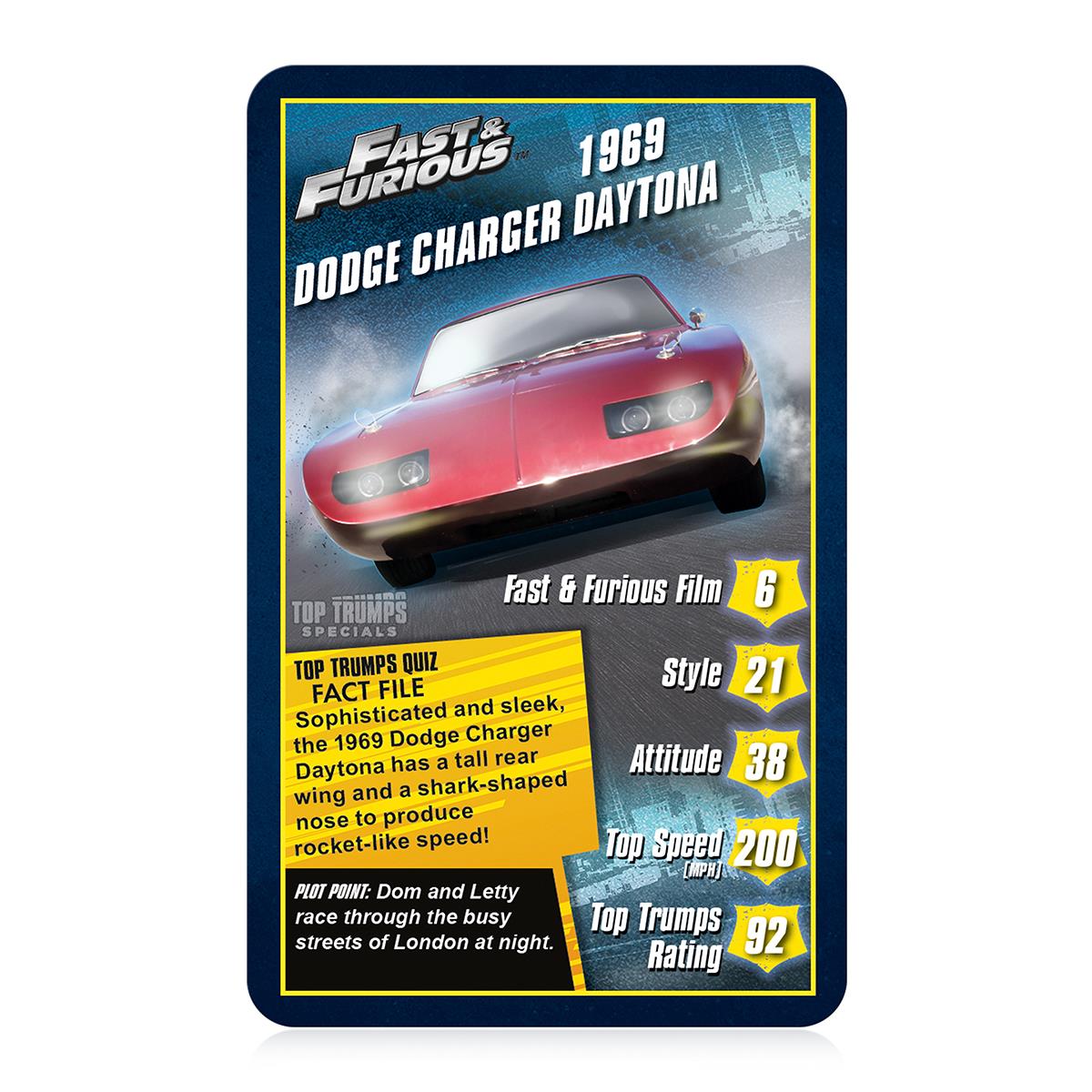 Fast & Furious Top Trumps Card Game - Trò chơi thẻ bài siêu xe Winning Moves - Hình ảnh chi tiết 2