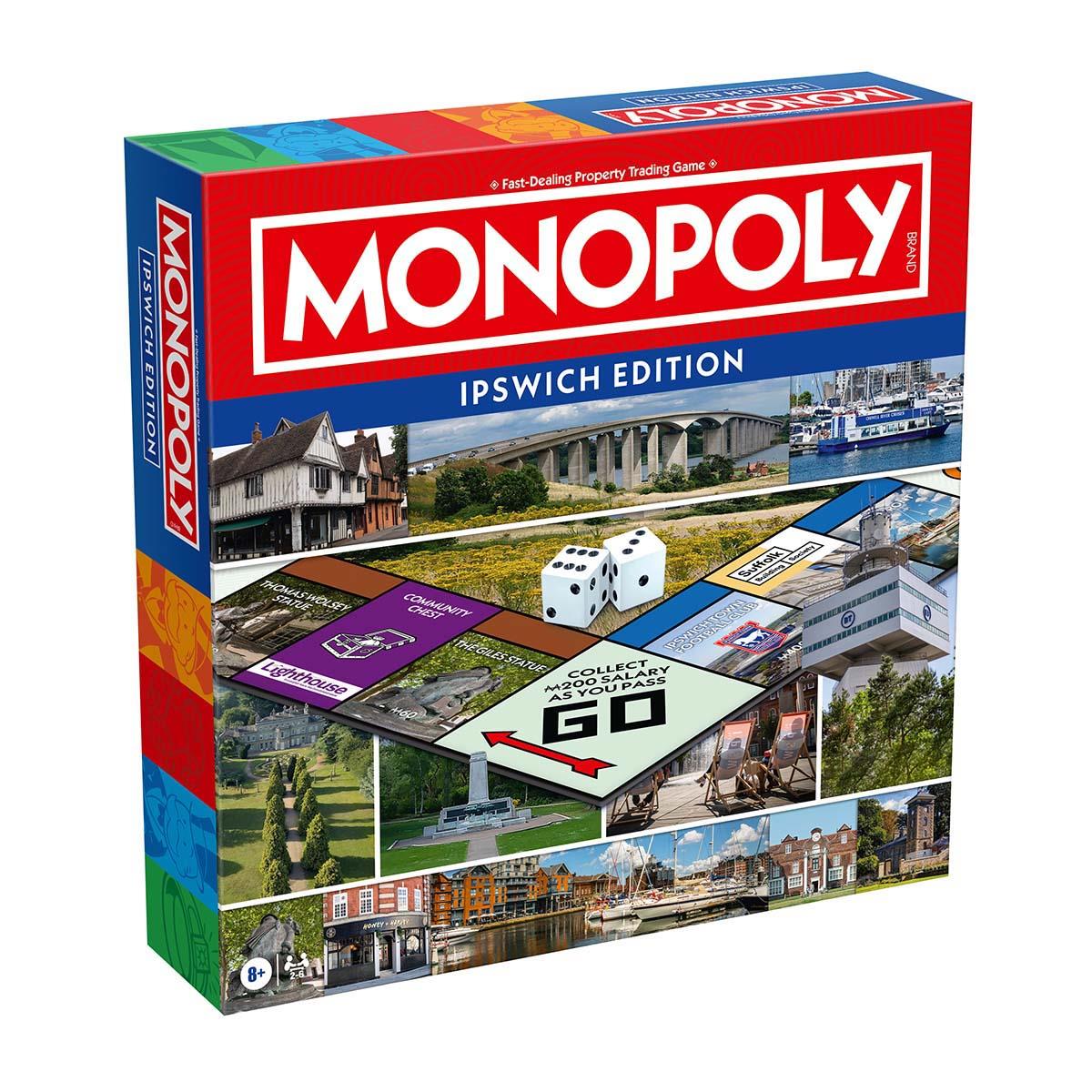 Ipswich Monopoly Board Game - Trò chơi bàn cờ tỷ phú phiên bản đặc biệt - Winning Moves - Hình ảnh sản phẩm