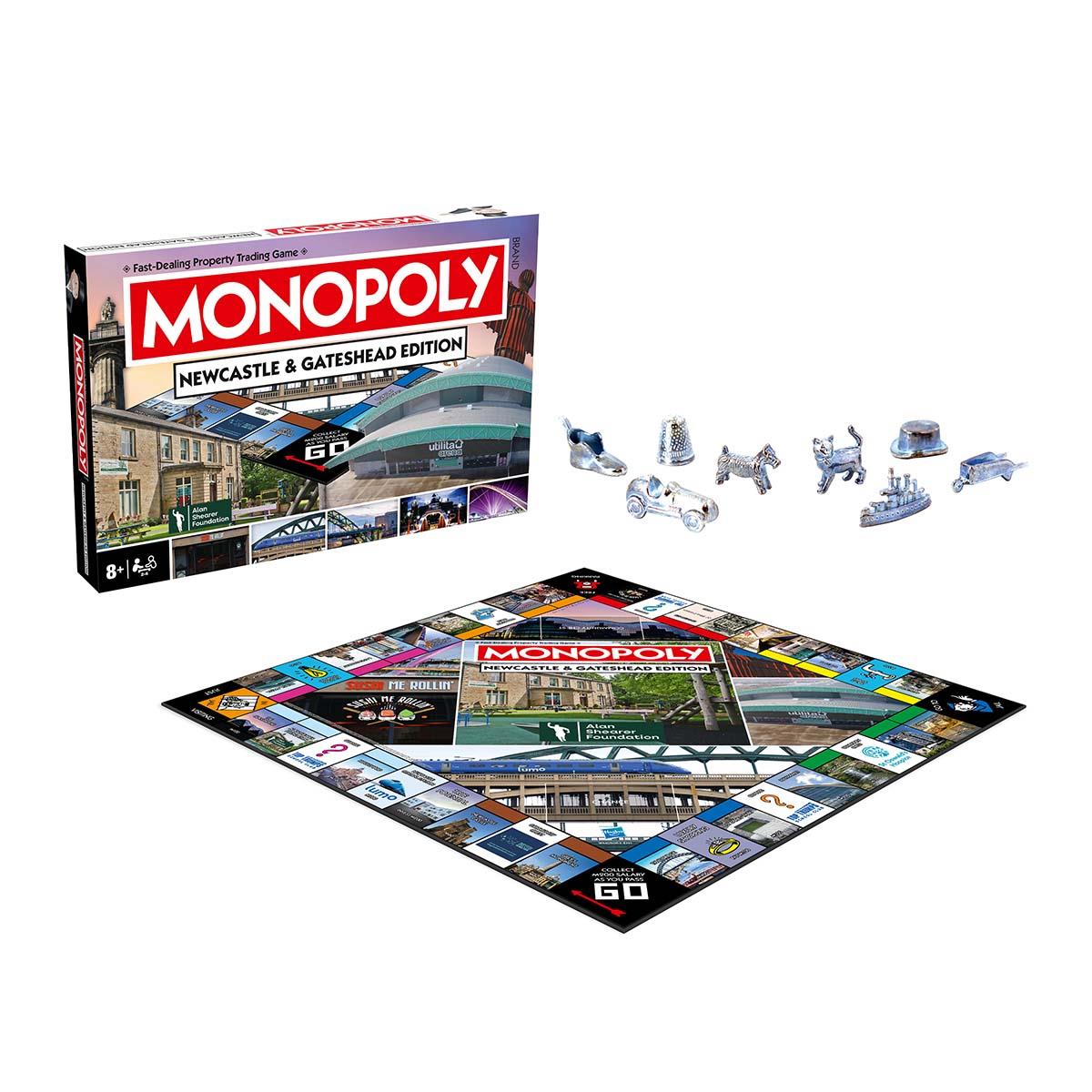 Newcastle & Gateshead Monopoly Board Game - Cờ Tỷ Phú Phiên Bản Đặc Biệt - Winning Moves