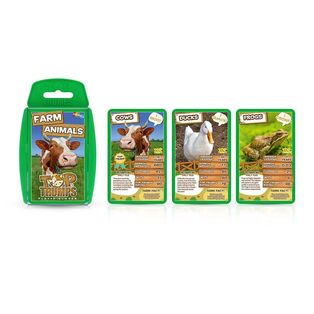 Farm Animals Top Trumps Card Game - Trò chơi thẻ bài giáo dục - Winning Moves - Hình ảnh bổ sung 5