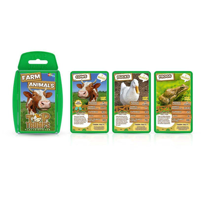 Farm Animals Top Trumps Card Game - Trò chơi thẻ bài giáo dục - Winning Moves - Hình ảnh bổ sung 5