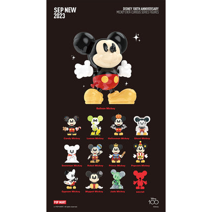 POP MART Disney 100th Anniversary Mickey Ever-Curious Toy Figure - Mô hình Blind Box - POP MART