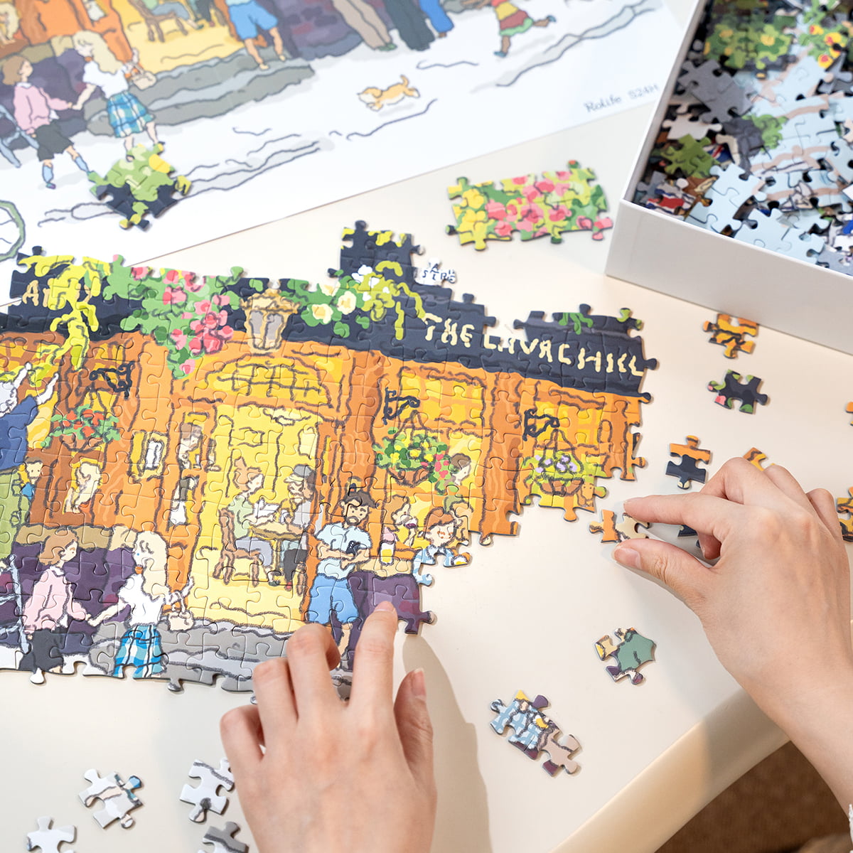 Rolife 1000 Piece Jigsaw Puzzle - Pub in London PT007 - Trò chơi ghép hình 1000 miếng - Rolife