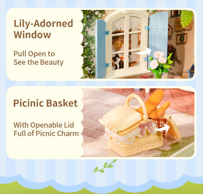 Rolife Midsummer Dream Yard DIY Miniature House DW025 - Mô hình nhà búp bê lắp ráp - Rolife DW025