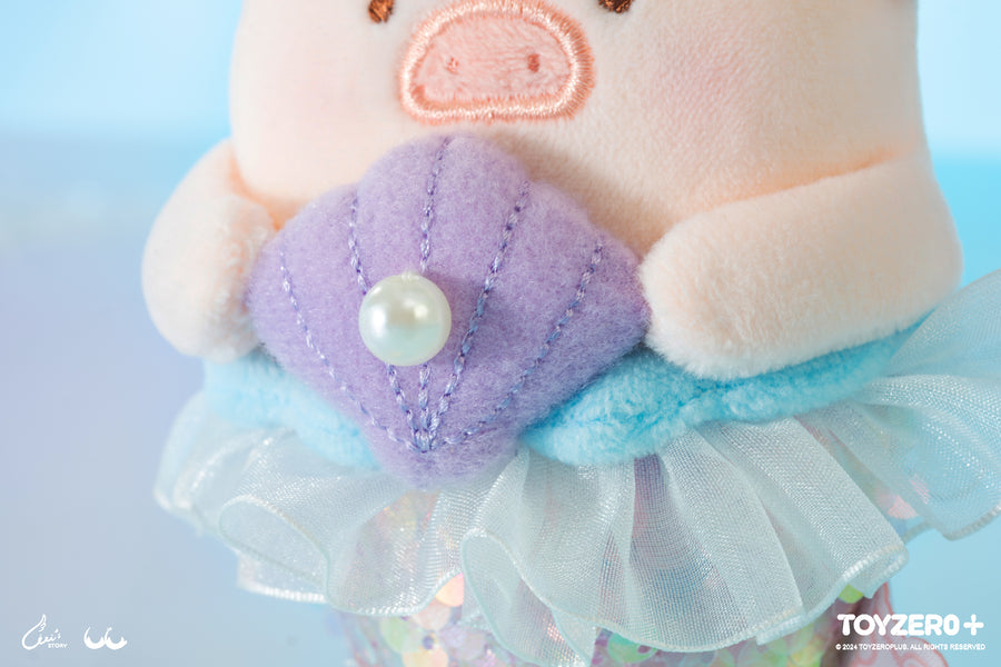 LuLu the Piggy Ocean - Mermaid LuLu Plush Keychain Móc Khóa Bông ToyZero+ - Hình ảnh bổ sung 4