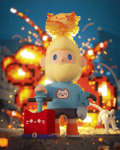 Farmer Bob - Next Generation Pixel Universe Blind Box Series | Mô Hình Art Toy Finding Unicorn - Hình ảnh bổ sung 8