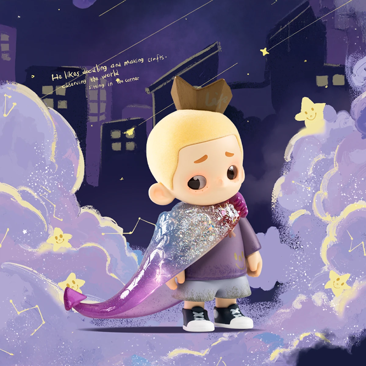 NOOK - DREAM CLOAK 120% LIMITED EDITION - Mô hình Art Toy cao cấp - 52TOYS