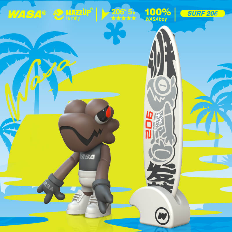 Wasaboy100% Surf206 Blind Box Series - Mô Hình Art Toy Chính Hãng Wasa Toys - Hình ảnh bổ sung 7