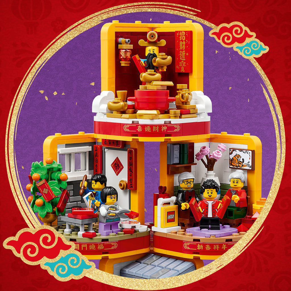 LEGO® Lunar New Year Traditions - Bộ Lắp Ráp Tết Truyền Thống - LEGO 80108 LEGO - ảnh 3 - Lego