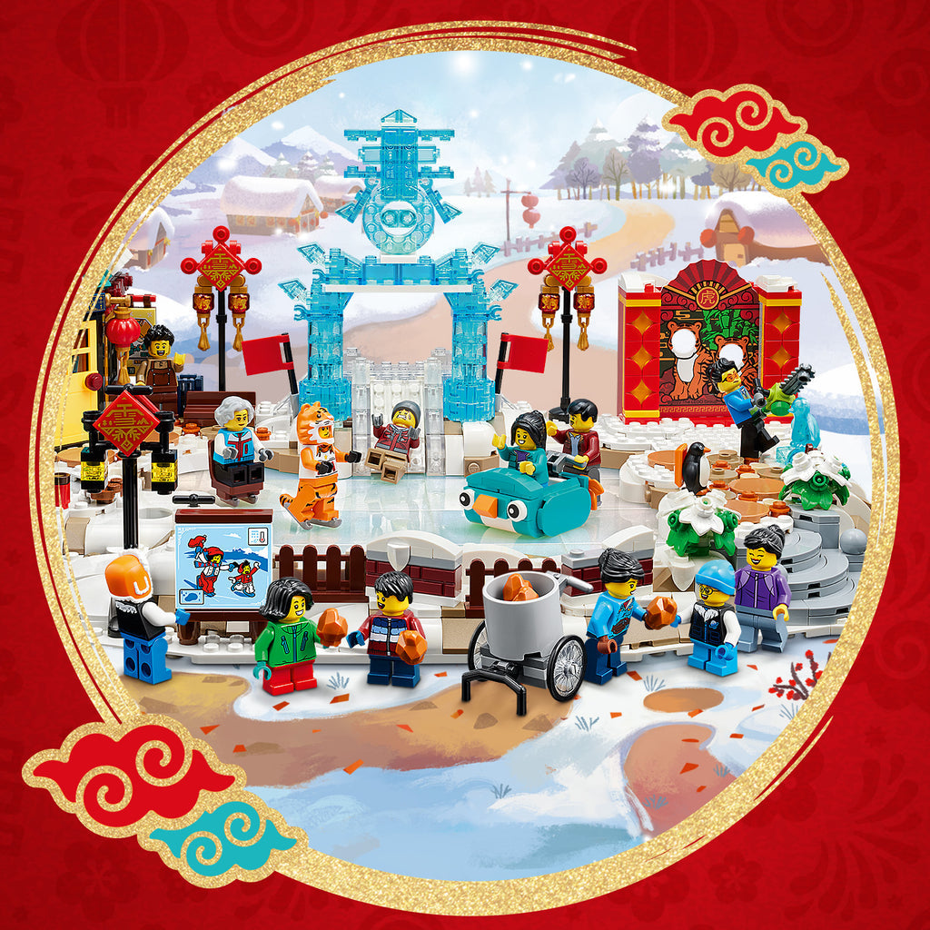 LEGO® Lunar New Year Ice Festival 80109 - Bộ Lắp Ráp Lễ Hội Băng Đón Tết - LEGO LEGO - ảnh 5 - LEGO Sets