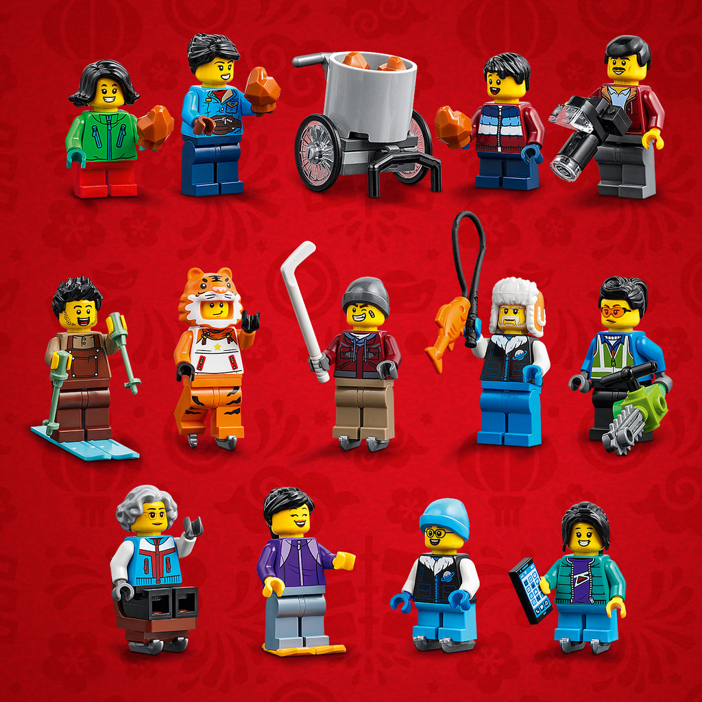 LEGO® Lunar New Year Ice Festival 80109 - Bộ Lắp Ráp Lễ Hội Băng Đón Tết - LEGO
