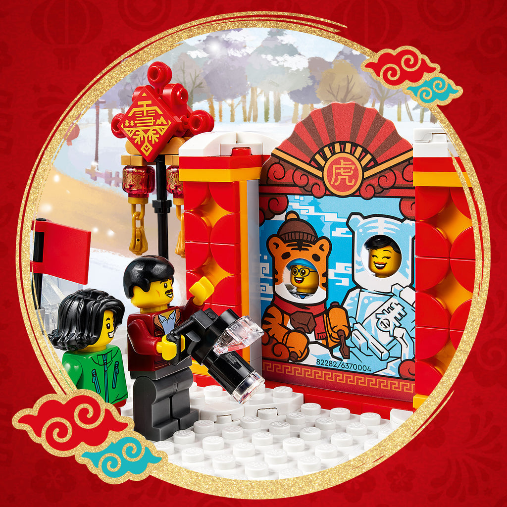 LEGO® Lunar New Year Ice Festival 80109 - Bộ Lắp Ráp Lễ Hội Băng Đón Tết - LEGO