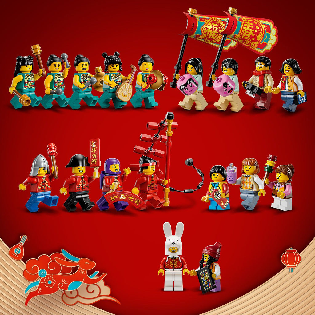 LEGO® Lunar New Year Parade - Bộ Lắp Ráp Diễu Hành Tết Nguyên Đán - LEGO 80111 LEGO - ảnh 2 - Lego