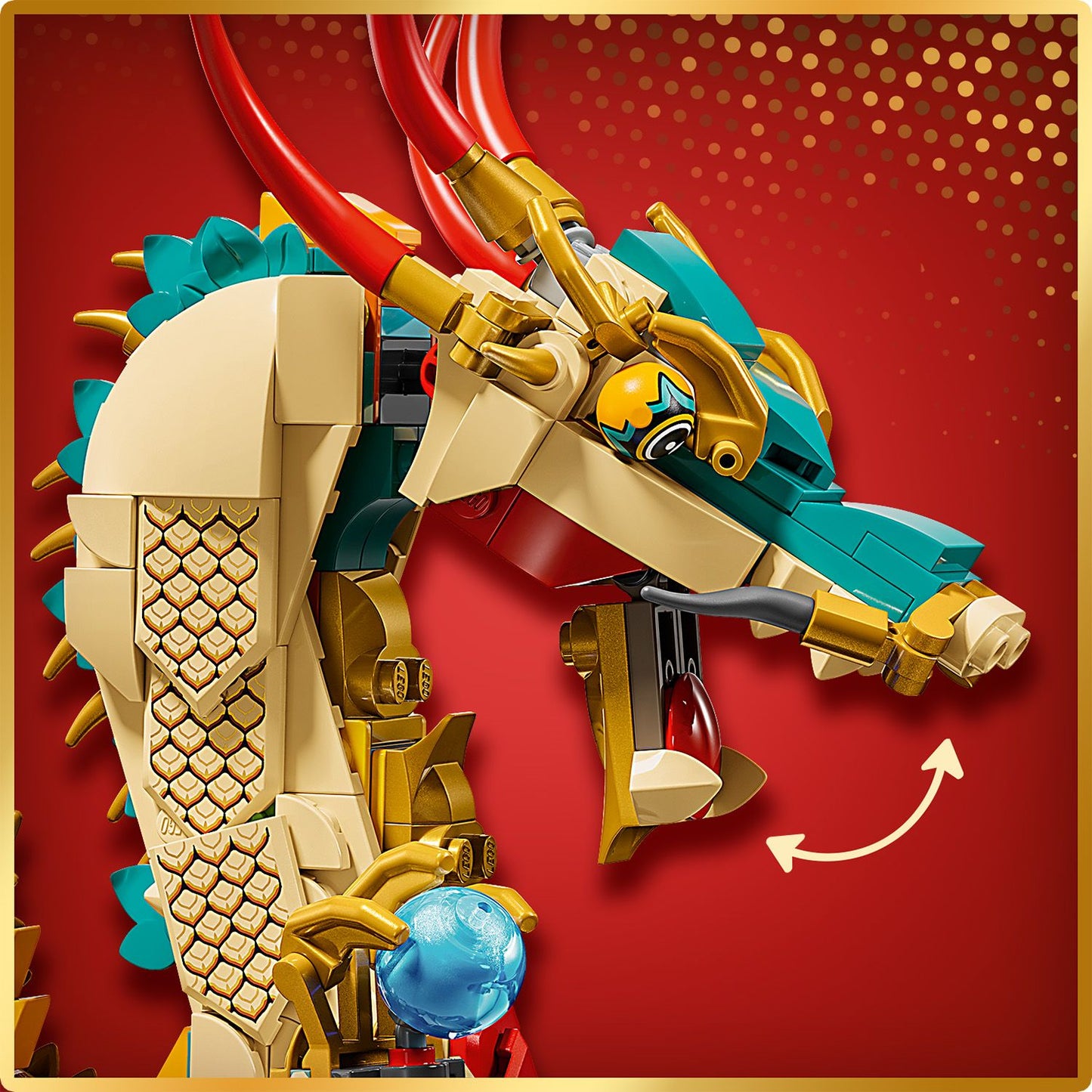 LEGO® Spring Festival Auspicious Dragon - Mô hình Rồng May Mắn Năm Mới - LEGO 80112 LEGO - ảnh 1 - LEGO Sets
