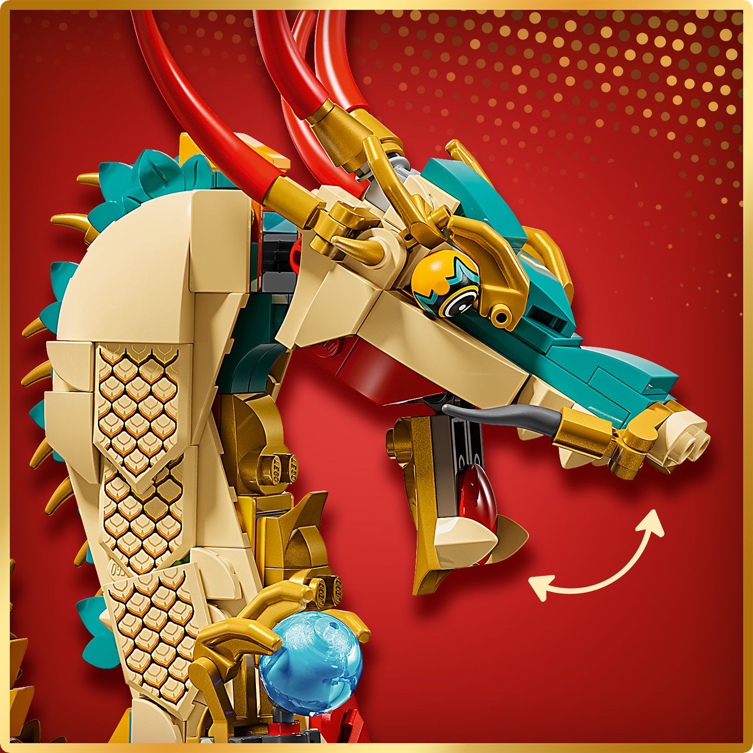 LEGO® Spring Festival Auspicious Dragon - Mô hình Rồng May Mắn Năm Mới - LEGO 80112 LEGO - ảnh 1 - LEGO Sets