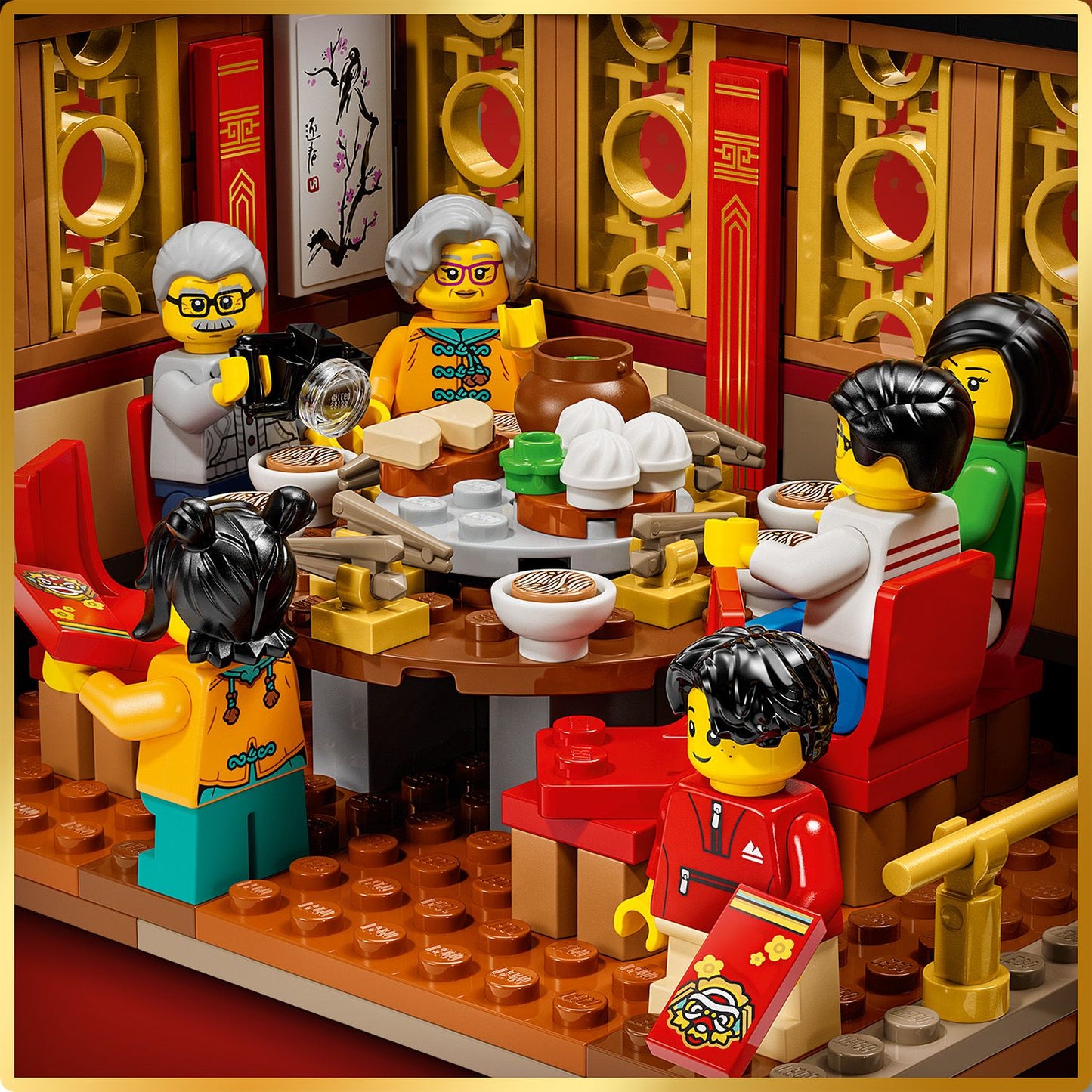 LEGO® Spring Festival Family Reunion Celebration - Bộ Lắp Ráp Nhà Hàng Tết Đoàn Viên - LEGO 80113 LEGO - ảnh 1 - Lego Sets