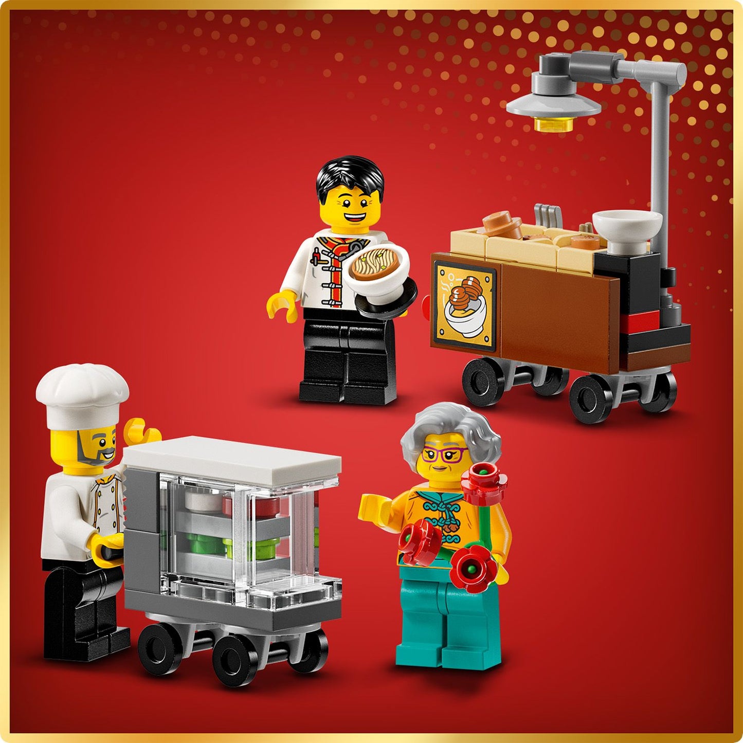 LEGO® Spring Festival Family Reunion Celebration - Bộ Lắp Ráp Nhà Hàng Tết Đoàn Viên - LEGO 80113 LEGO - ảnh 4 - Lego Sets
