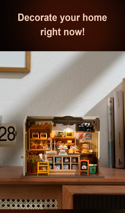 Rolife DIY Miniature House - Becka's Baking House - Mô hình nhà búp bê gỗ tự lắp ráp - Rolife DG161