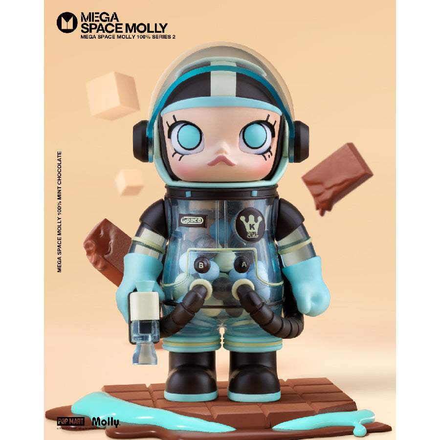 MEGA SPACE MOLLY 100% Series 2-B - Mô hình Blind Box Art Toy - POP MART