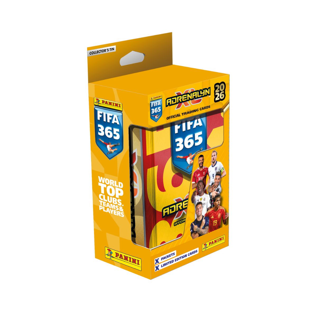 FIFA 365 2026 Adrenalyn PANINI Large Card Box - Hộp thiếc thẻ bóng đá chính hãng - Panini - Hình ảnh sản phẩm