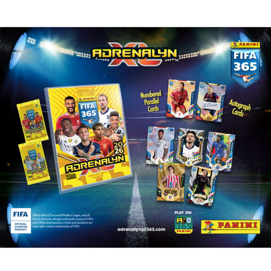 FIFA 365 2026 Adrenalyn PANINI Card Box - Hộp thiếc thẻ bóng đá - PANINI - Hình ảnh sản phẩm