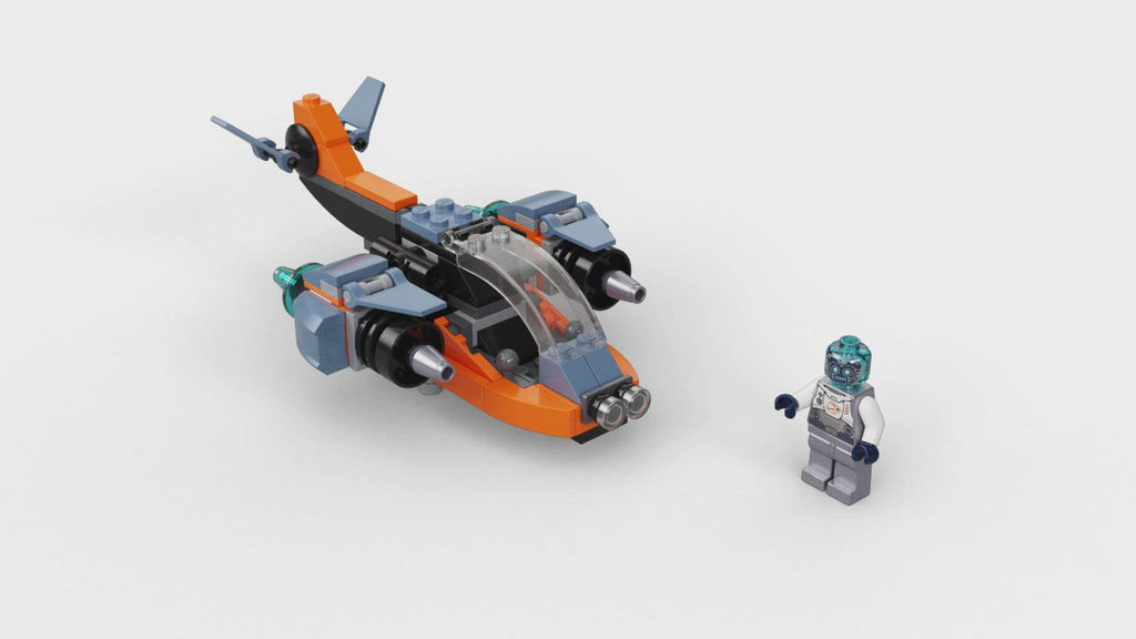 LEGO® Creator 3-in-1 Cyber Drone Đồ chơi lắp ráp Không gian 3 trong 1 (31111) LEGO - ảnh 2 - Construction Toy