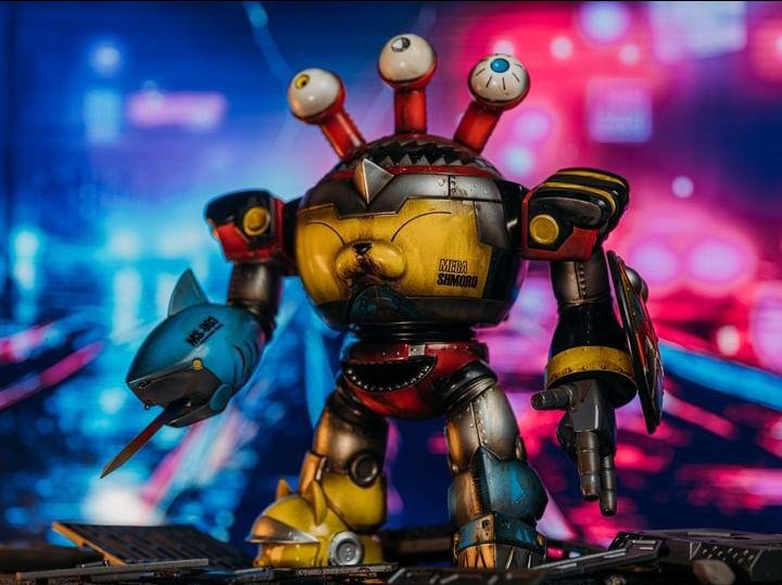 MEGA SHROMO (Battle Damage Ver) - Mô Hình Art Toy Cao Cấp Robin Tang Studio - Hình ảnh chi tiết 2