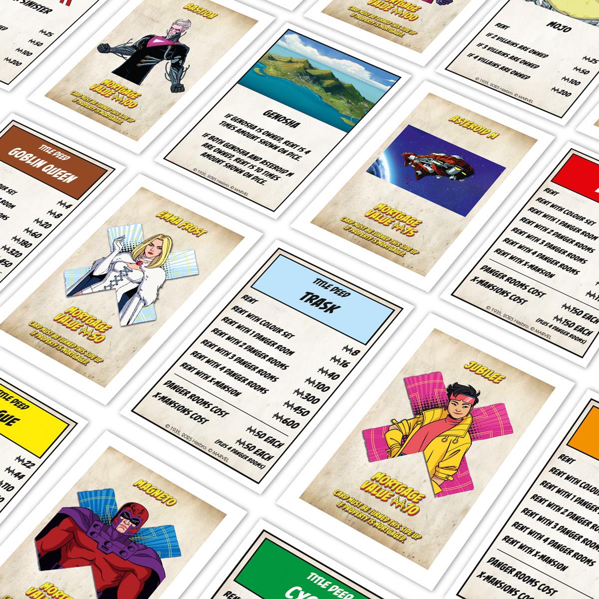 X-Men '97 Monopoly Board Game - Cờ Tỷ Phú Marvel X-Men - Winning Moves - Hình ảnh bổ sung 5
