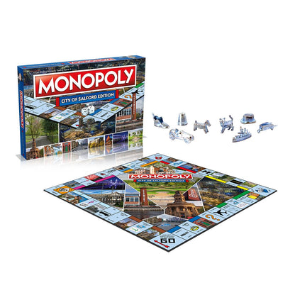 Salford Monopoly Board Game - Cờ Tỷ Phú Phiên Bản Salford - Winning Moves - Góc nhìn khác 3