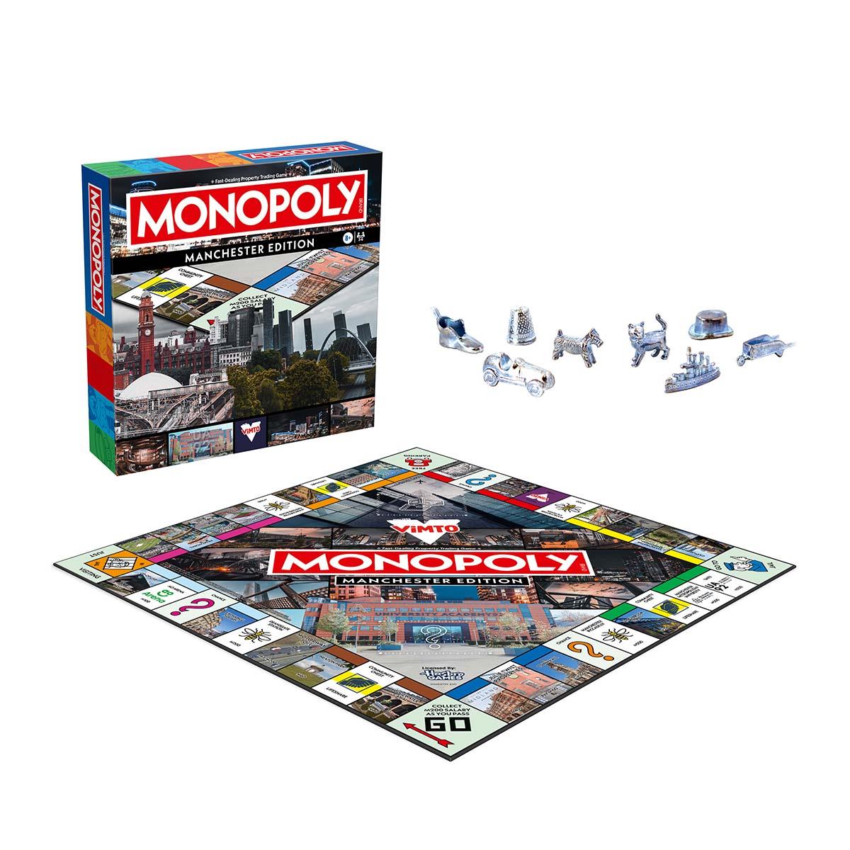 Manchester Monopoly Board Game - Cờ Tỷ Phú Manchester Phiên Bản 2025 - Winning Moves - Hình ảnh chi tiết 2