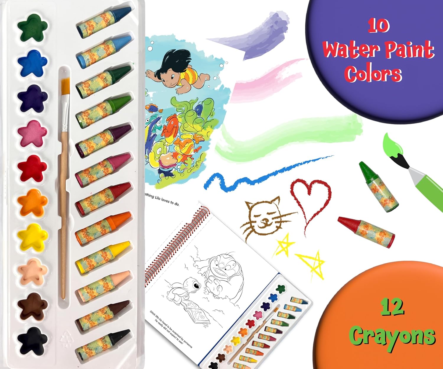 Disney Stitch Deluxe Poster Paint & Color_Phidal 0126
