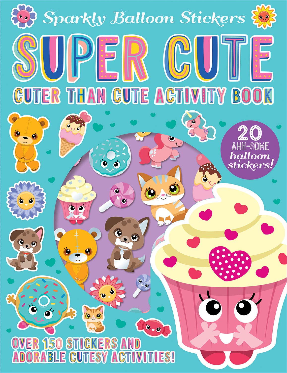 Sparkly Balloon Sticker: Super Cute