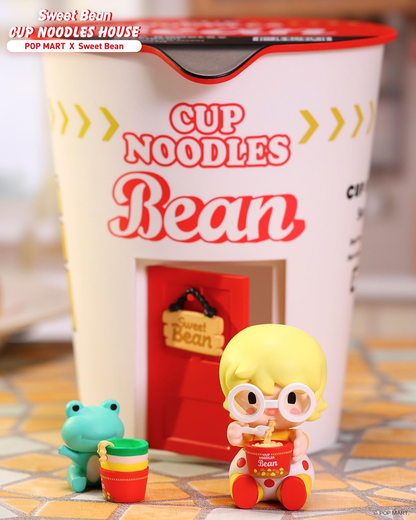 Sweet Bean Cup Noodles House - Mô hình Art Toy Figure - Pop Mart