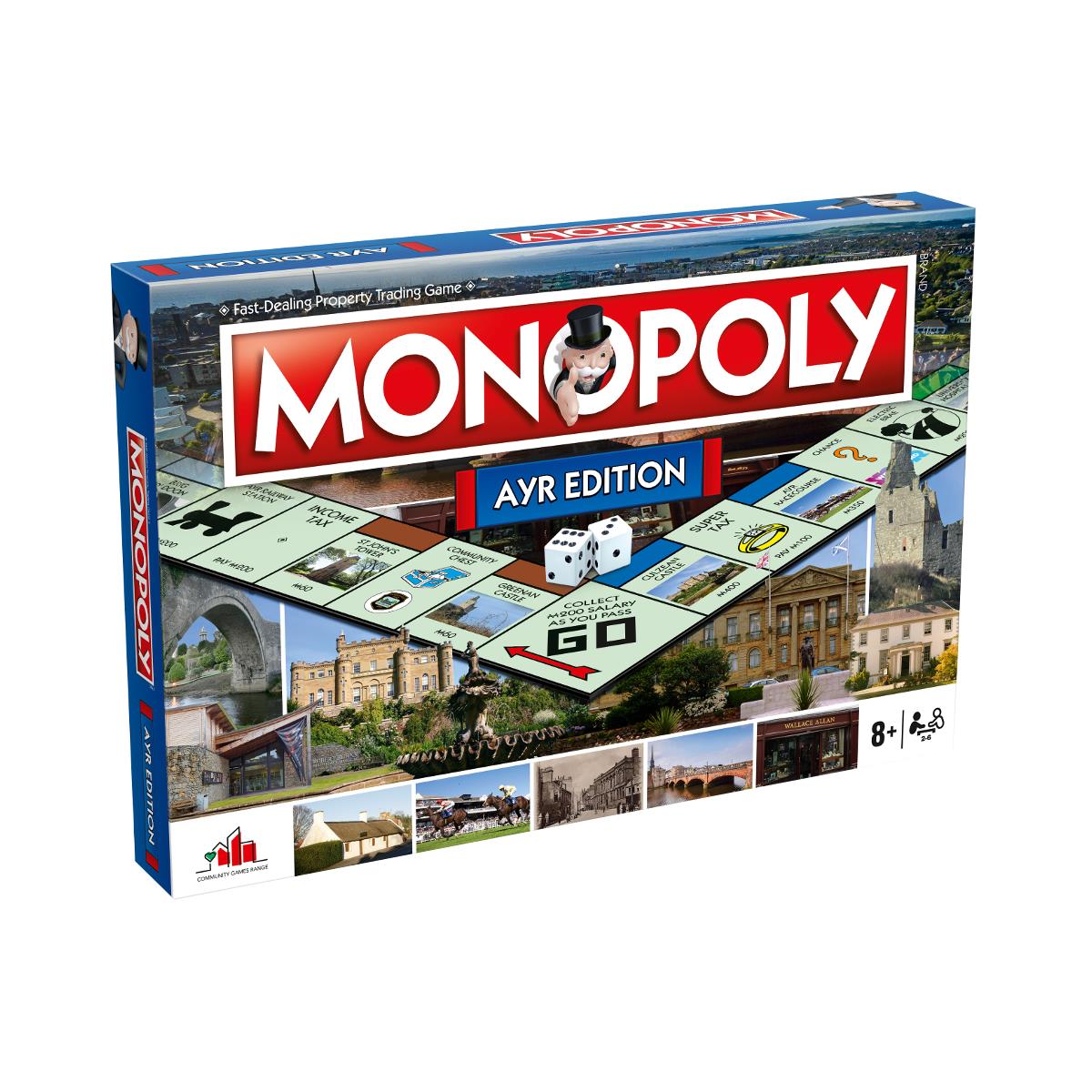 Ayr Monopoly Board Game - Cờ Tỷ Phú Phiên Bản Ayr - Winning Moves - Hình ảnh sản phẩm