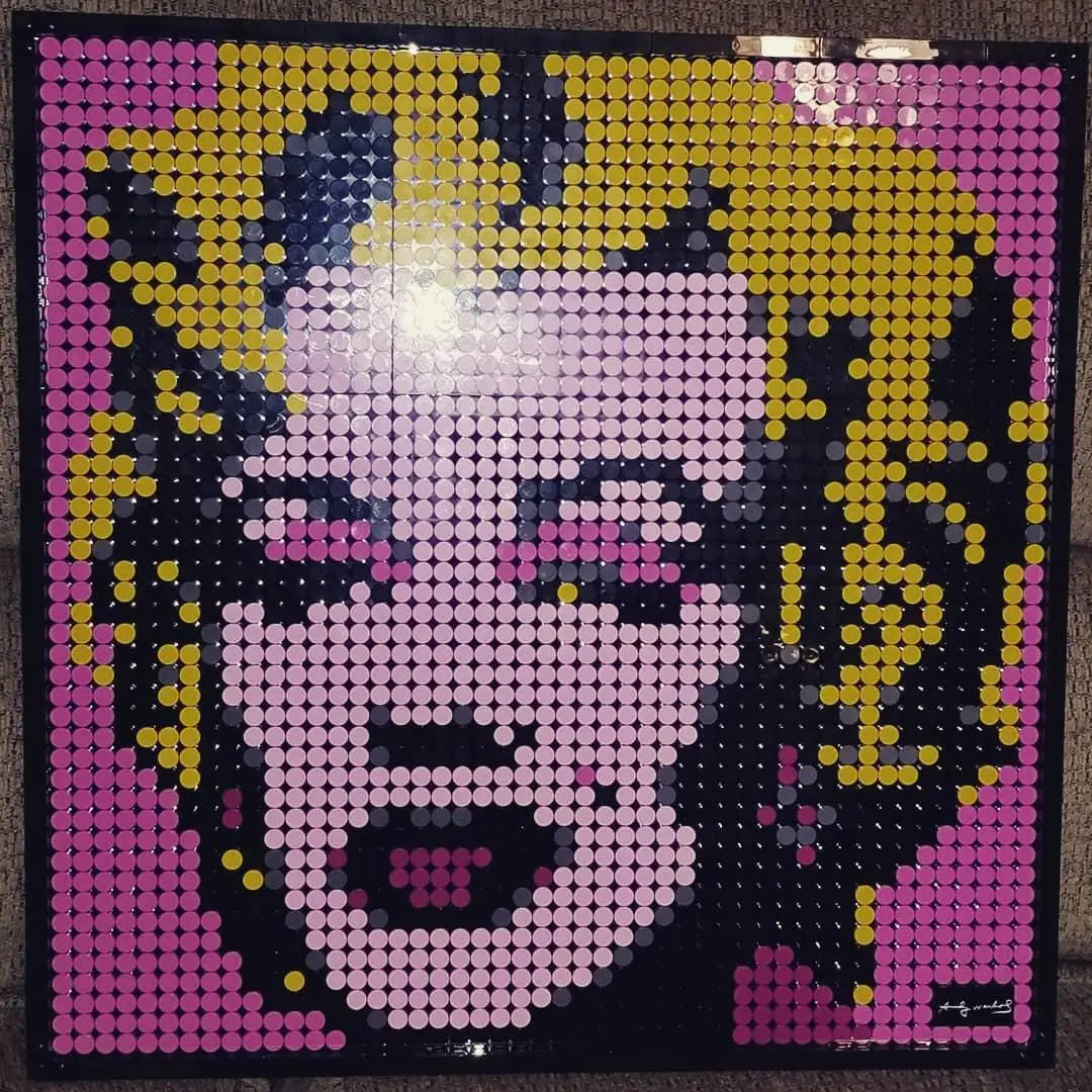 LEGO® Art Andy Warhols Marilyn Monroe - Tranh Pop Art Lắp Ráp 31197 - LEGO Art - Góc nhìn khác 3